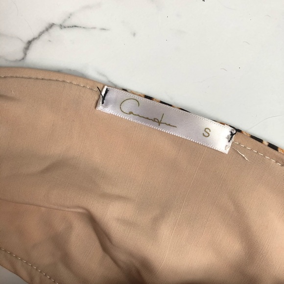 Cheetah Bandeau Bikini Top - Picture 5 of 6